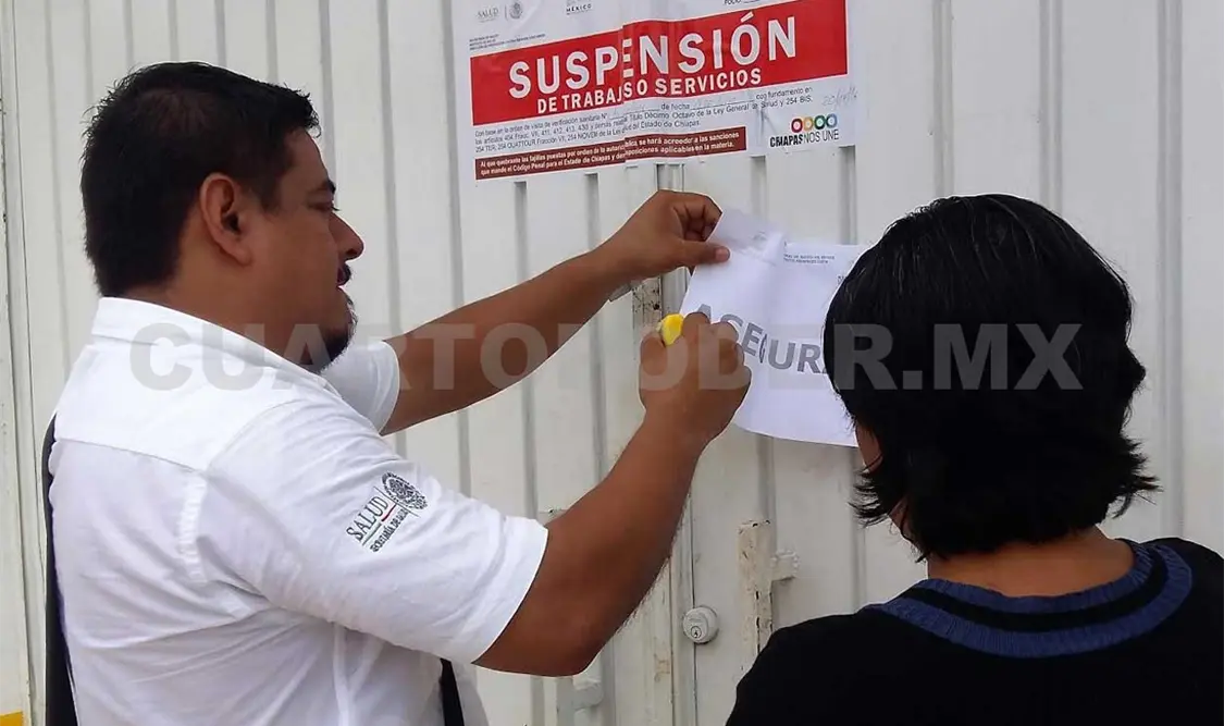 Clausuran 8 negocios