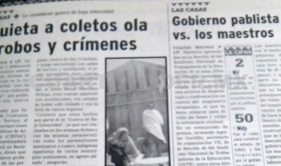 El Gobierno del Estado está aplicando una política de desprestigio. CP