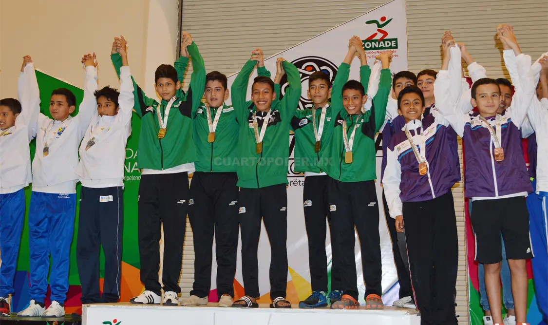 La modalidad “team 5” hizo su presentación en esta Olimpiada Nacional 2016 que se realiza en Querétaro. Cortesía