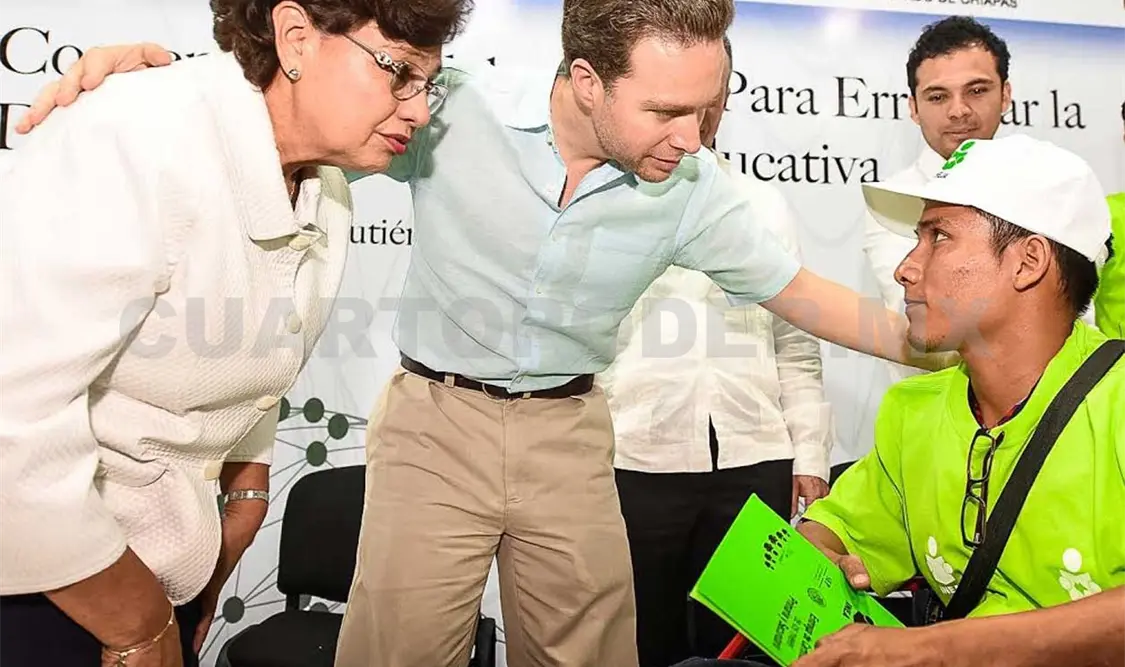 Reconoce Velasco labor de Sonia Rincón Chanona al frente de la Secretaría de Educación