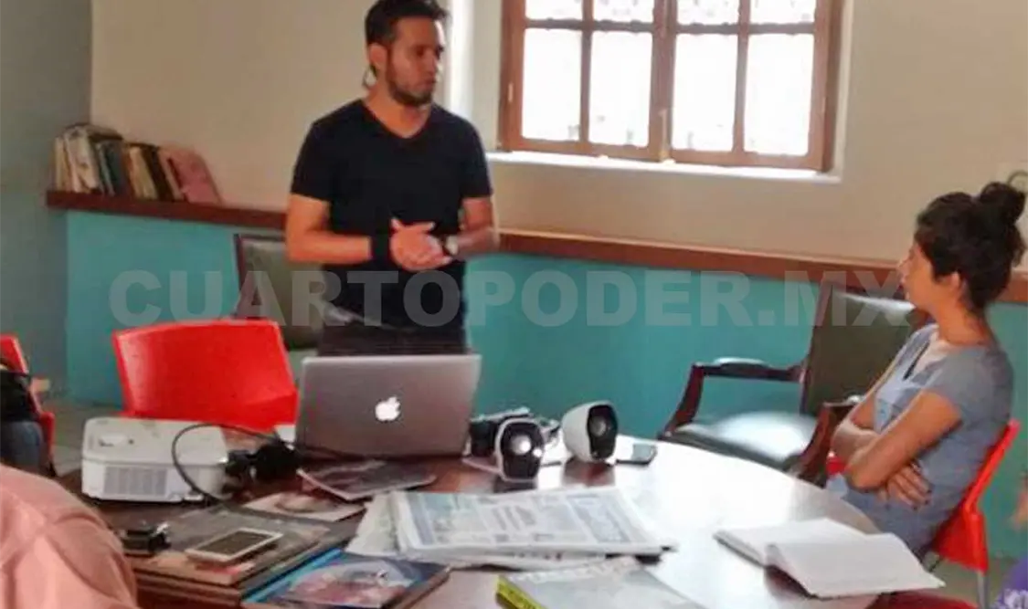 En las sesiones del taller en el museo de la Ciudad. Cortesía