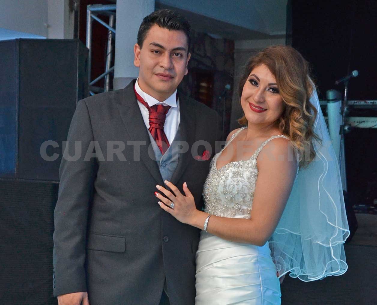 Benjami´n y Christian, recién casados