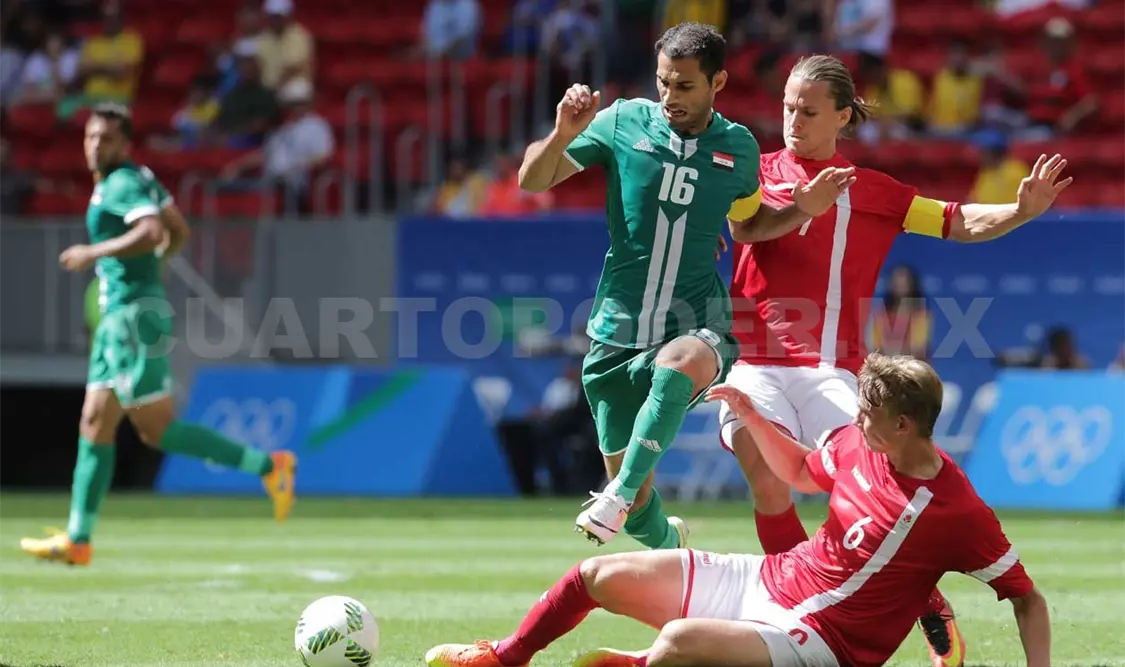 Irak y Dinamarca inauguran Futbol con empate