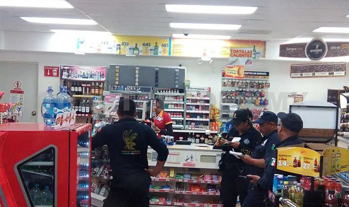 Delincuente asalta tienda en Tuxtla