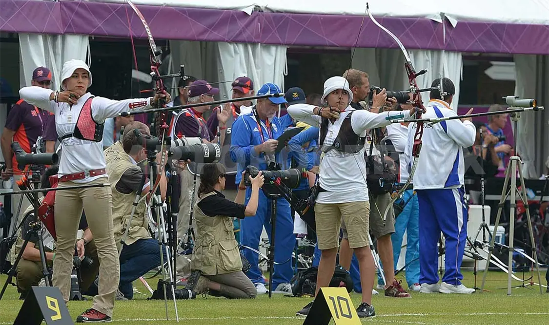 Equipo mexicano de Tiro con Arco ante Georgia