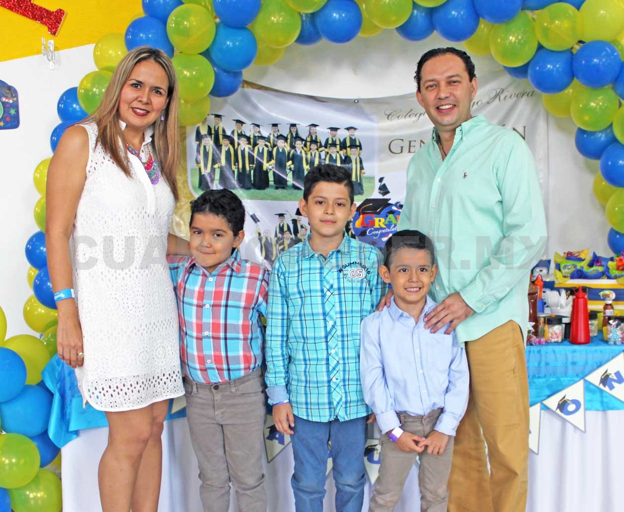 Se despiden del jardín