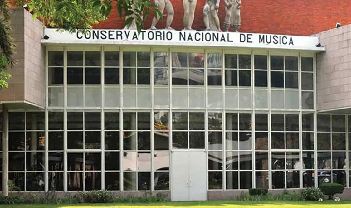 Fotografía del Conservatorio Nacional de Música. Cortesía