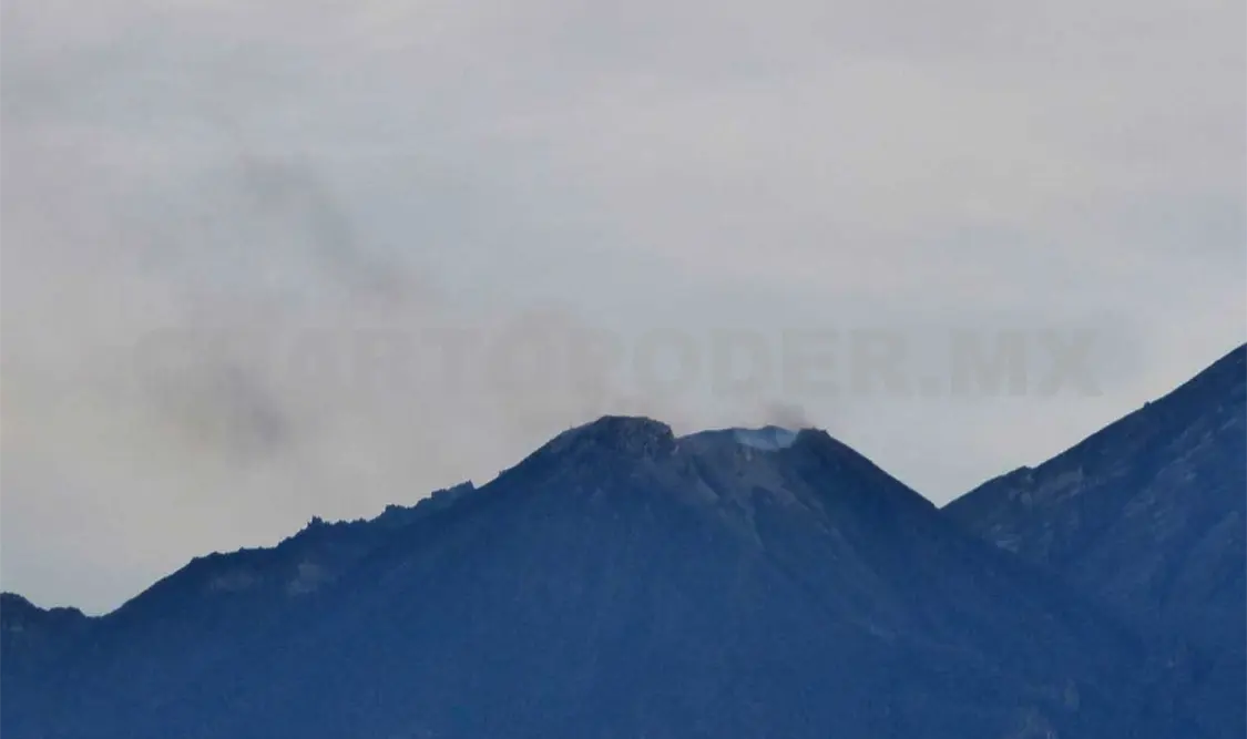 Mantienen monitoreo por volcán Santiaguito