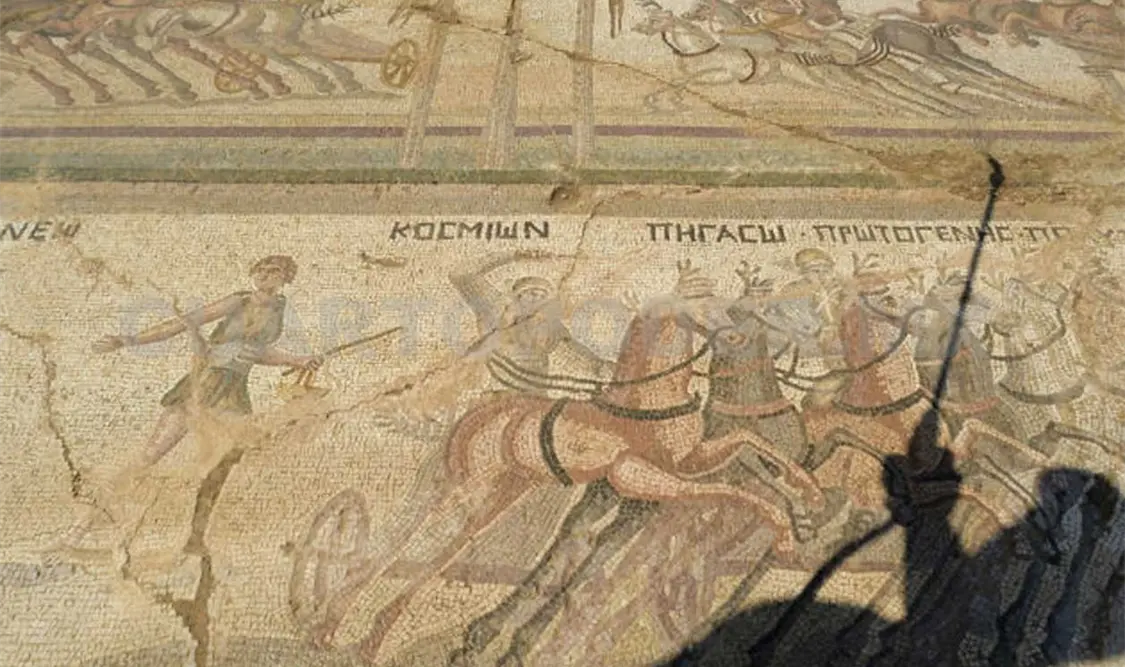 El mosaico encontrado debió pertenecer a un hombre rico o a un noble de la época en Chipre. Cortesía