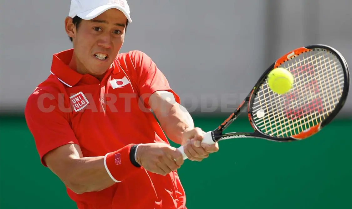 Nishikori comenzó dominando el partido ante un “Rafa” irreconocible por el cansancio acumulado que terminó pesando. Cortesía