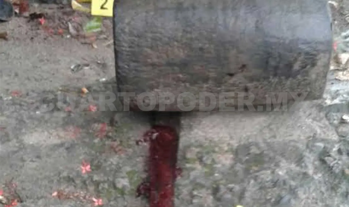 Este es el arma que el criminal usó para matar a un hombre en Anillo Periférico.