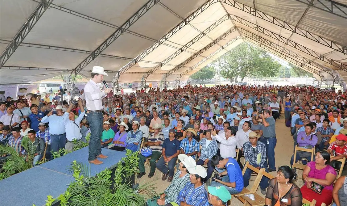 MVC indicó que la reconversión de cultivos tiene un impacto económico positivo en las diferentes regiones, ya que los árboles que se entregan concuerdan con las condiciones de cada zona agrícola. CP