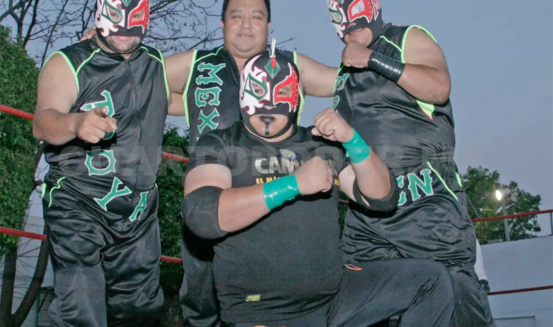 El Mexicano se despide en San Roque después de una larga carrera como luchador profesional. Guillermo Ramos / CP