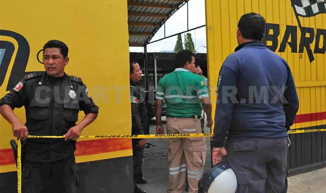 El hecho se registró el pasado domingo en el interior del taller mecánico El Marfil.