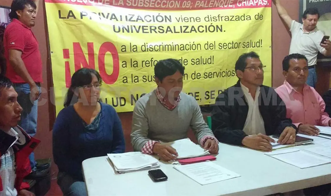 El personal demandó el suministro de insumos, ya que carecen de los materiales elementales para dar una atención digna a la población. Manuel Martínez / CP