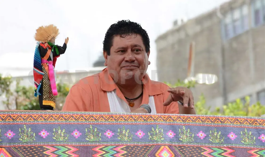 El doctor Mario Nandayapa en el escenario de San Roque. Darwin Mendoza