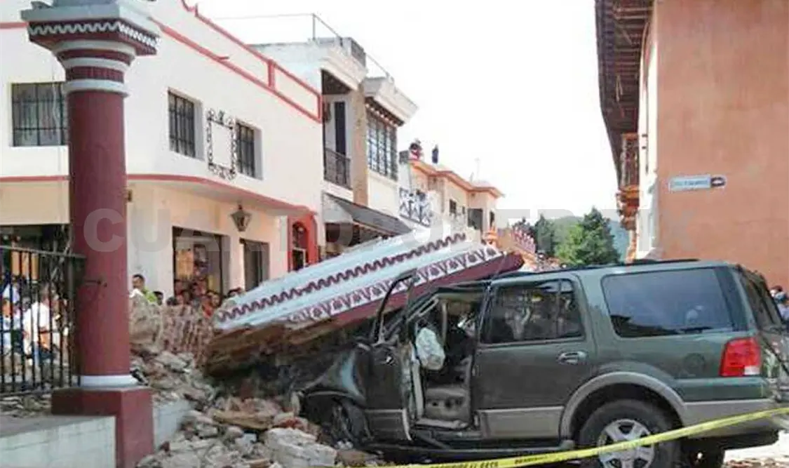 El accidente fue provocado por una camioneta en el Centro Histórico de San Cristóbal de Las Casas.