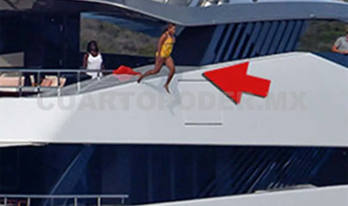 Beyoncé se tira un impresionante clavado
