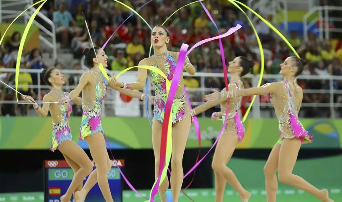 El equipo de Rusia se colgó la medalla de oro en gimnasia rítmica, en el último día de actividades de los Juegos Olímpicos Río 2016. Agencias