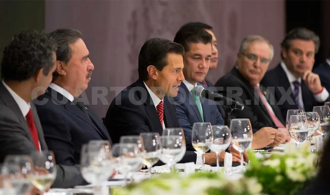 EPN aborda con PRI y PVEM temas de agenda