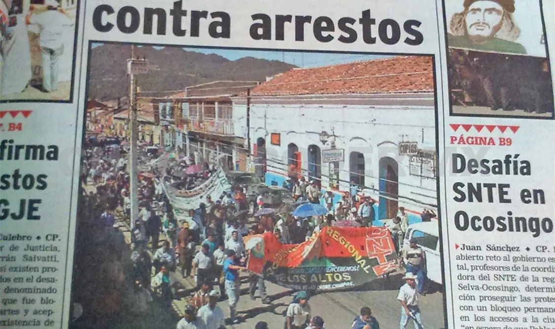 Siniestro pasado: Miles de profesores toman la alcaldía