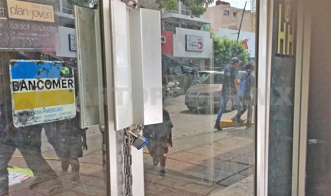 Suman 230 negocios del Centro en quiebra