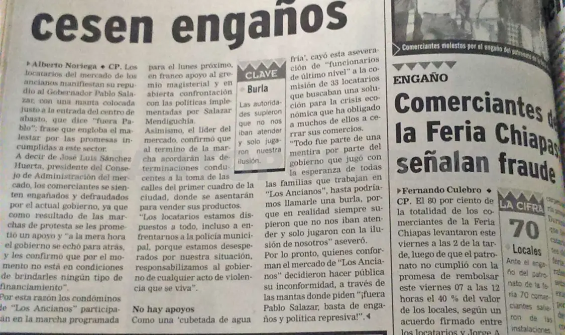 Siniestro pasado: Piden a Pablo Salazar cesen engaños