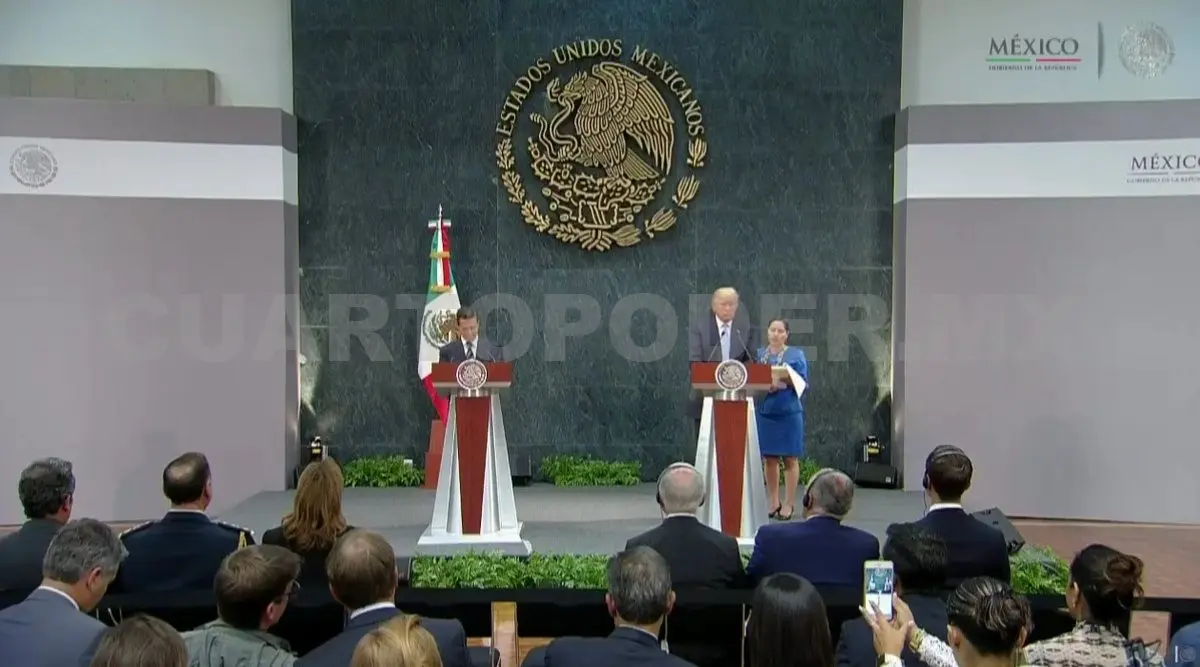 Mexicanos merecen el respeto de todos, subraya Peña Nieto a Trump