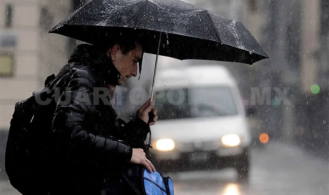 Existe potencial de lluvias puntuales intensas en Guerrero, Oaxaca y Chiapas, informó el SMN. NTX