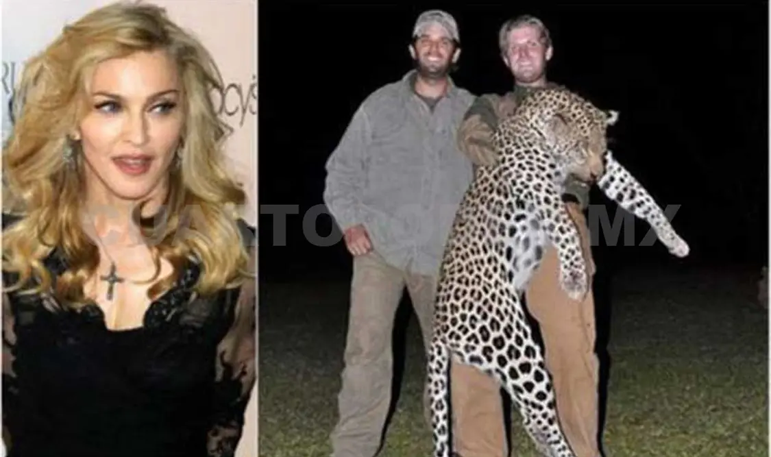 Madonna critica a hijos de Donald Trump