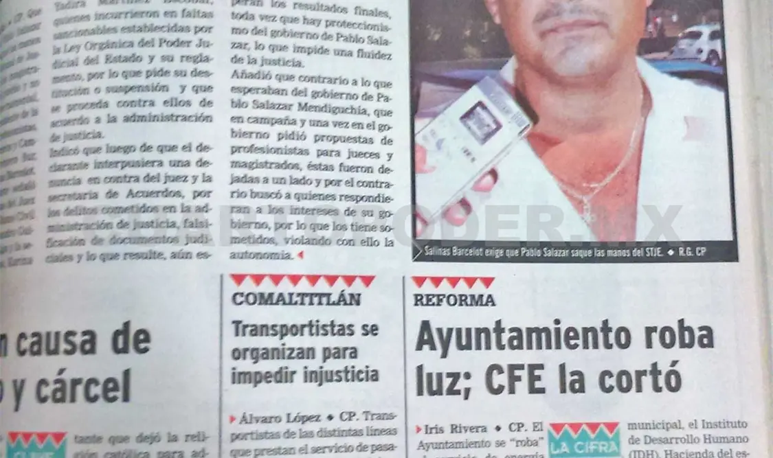 Siniestro pasado: Que PSM saque manos del STJE