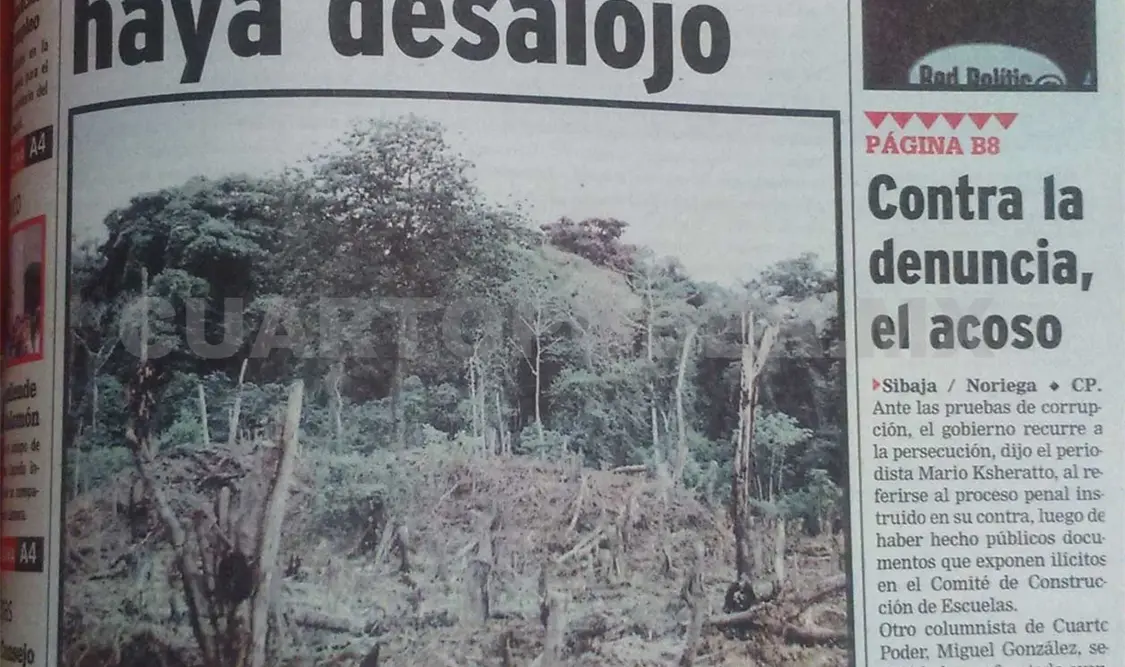 Siniestro pasado: Gobierno represor: AMK