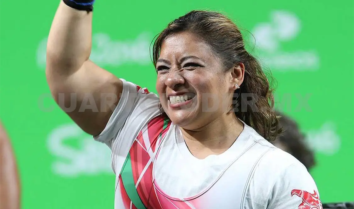 La deportista mexicana Amalia Pérez obtuvo la medalla de oro en el Levantamiento de Potencia, categoría de menos de 55 kilogramos. Agencias