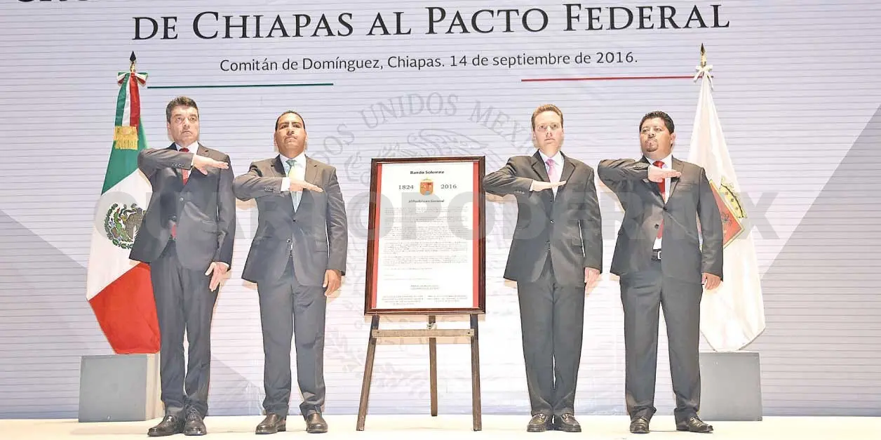 Conmemora MVC federación de Chiapas a México