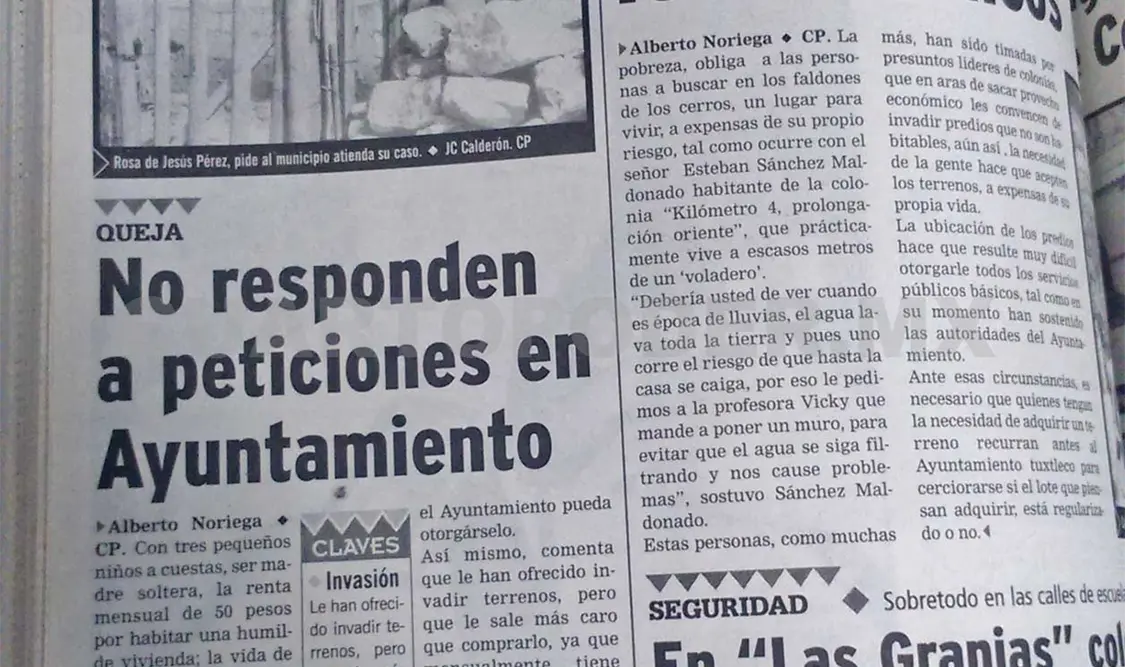 Siniestro pasado: No responden a peticiones en Ayuntamiento