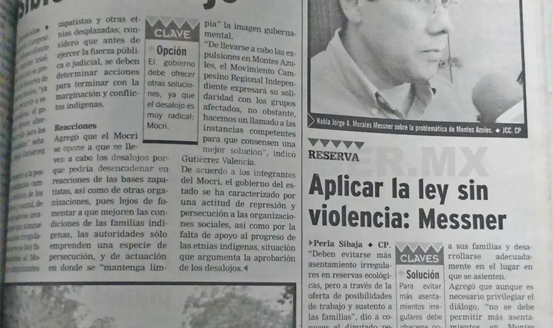 Siniestro pasado: Reprueba Mocri posible desalojo