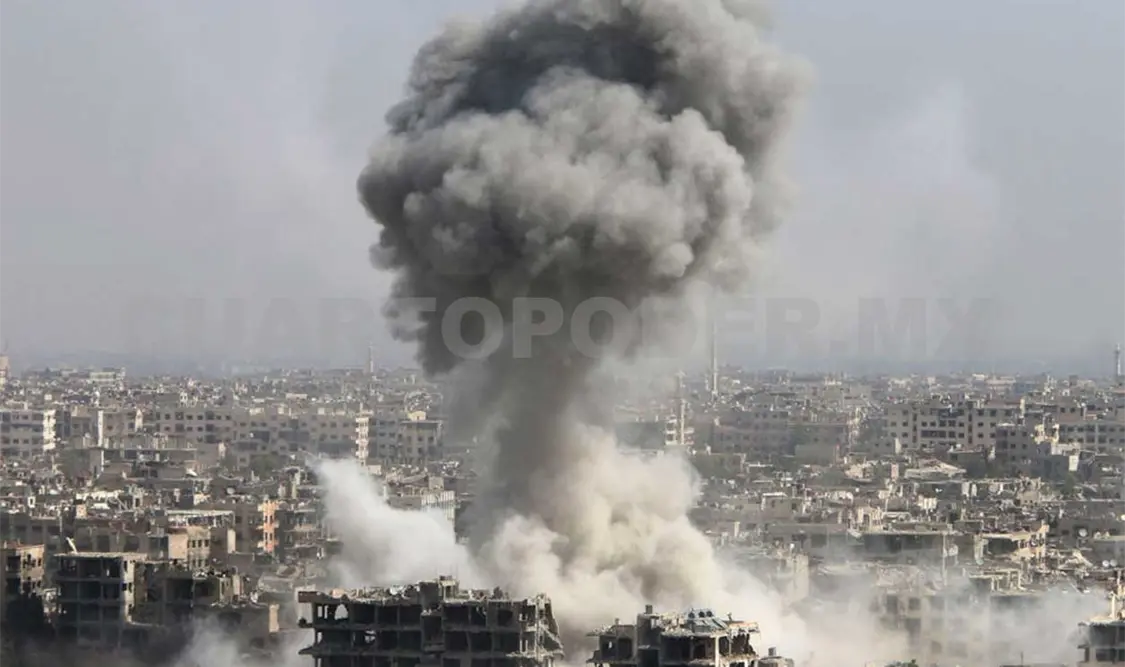 El bombardeo causó la muerte de 60 miembros del Ejército sirio. Agencias