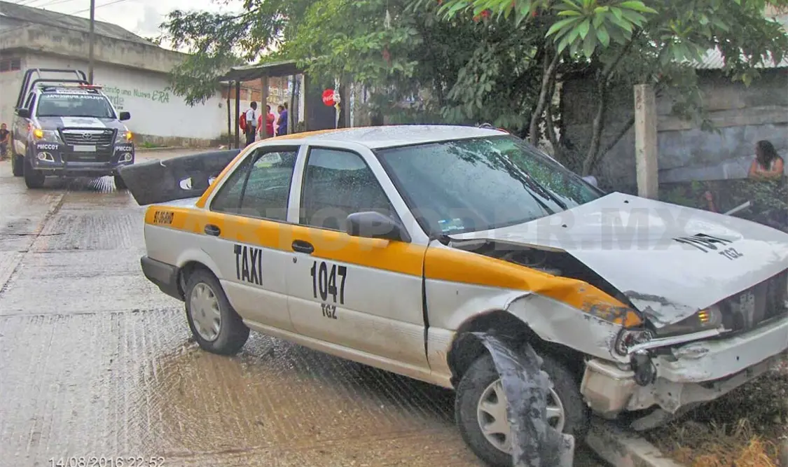 Taxista iba en estado de ebriedad
