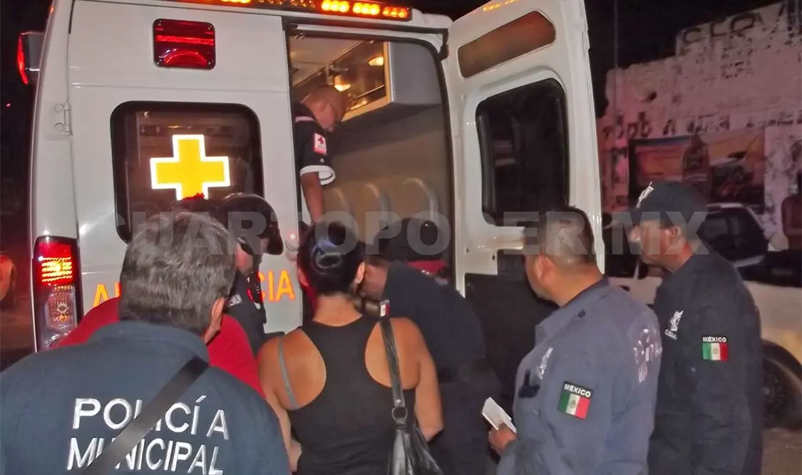 Corrió con una bala en el abdomen