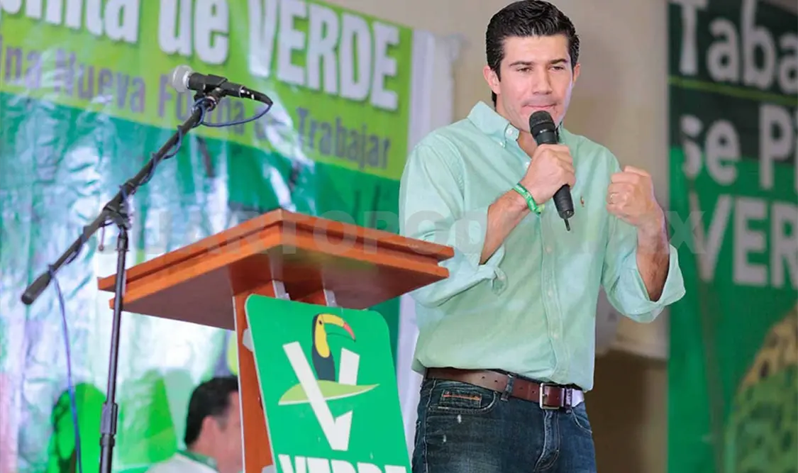 Hijo de Madrazo, aspirante de PVEM