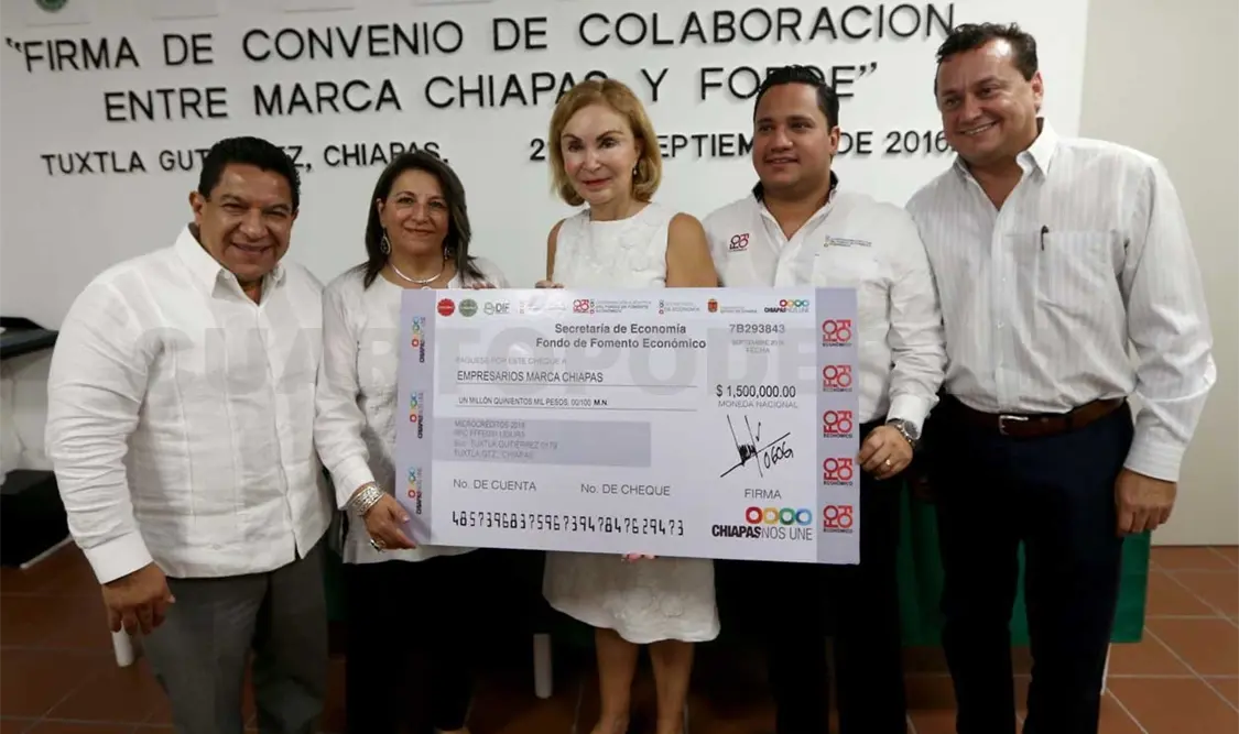 Marca Chiapas y Fofoe respaldan con financiamiento