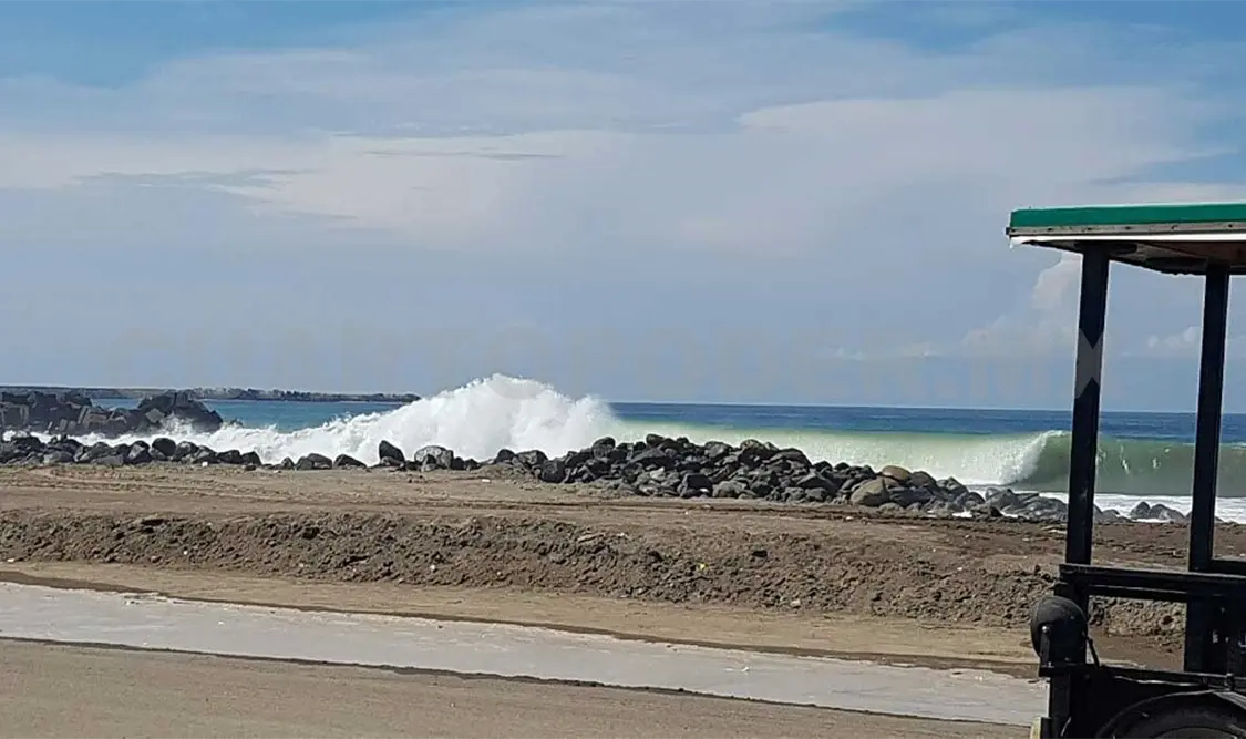 Alerta por mar de fondo