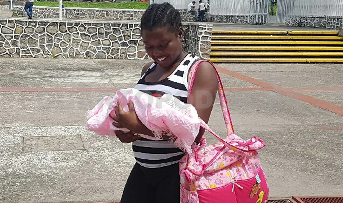 Nace hija de africanos en Tapachula
