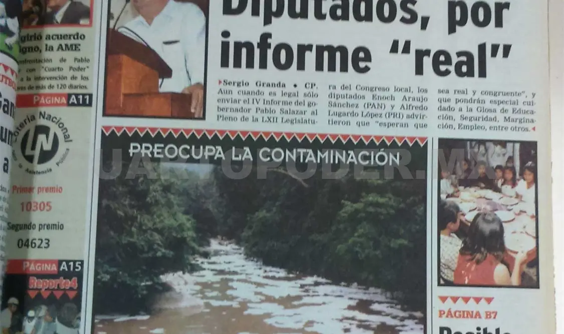 Siniestro pasado: Diputados, por informe real
