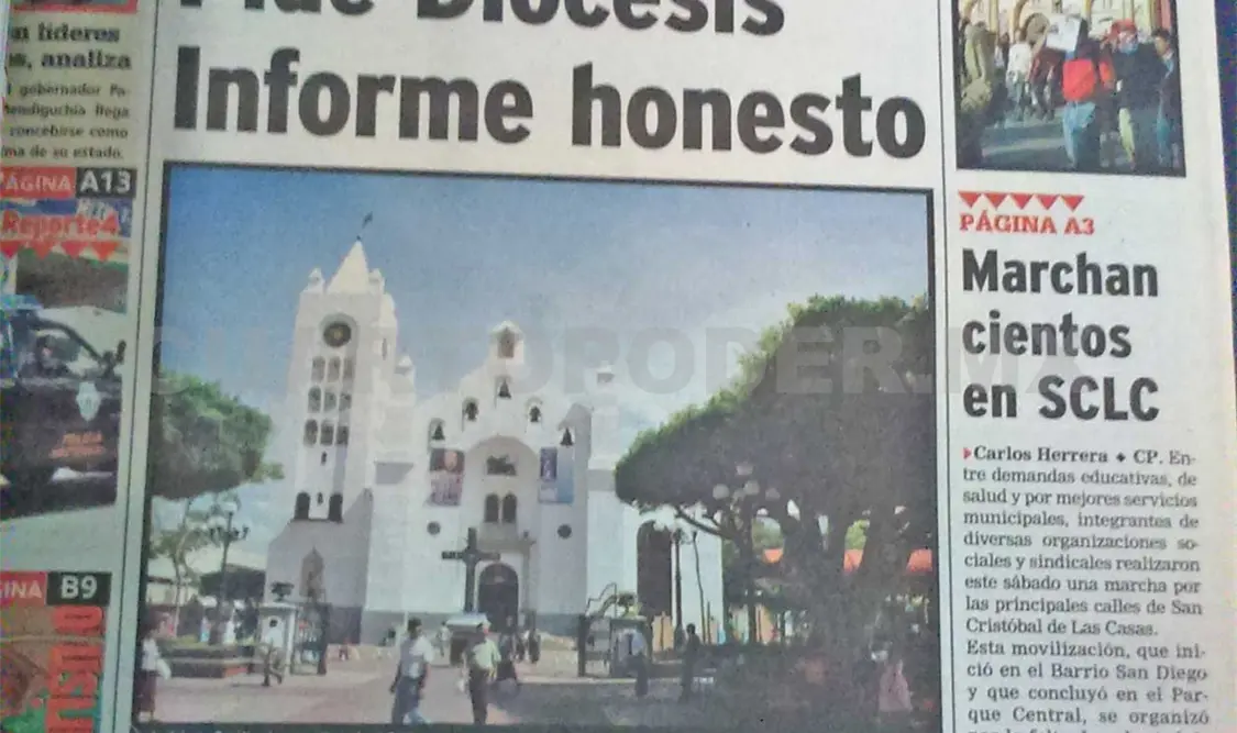 Siniestro pasado: Piden informe honesto: obispo
