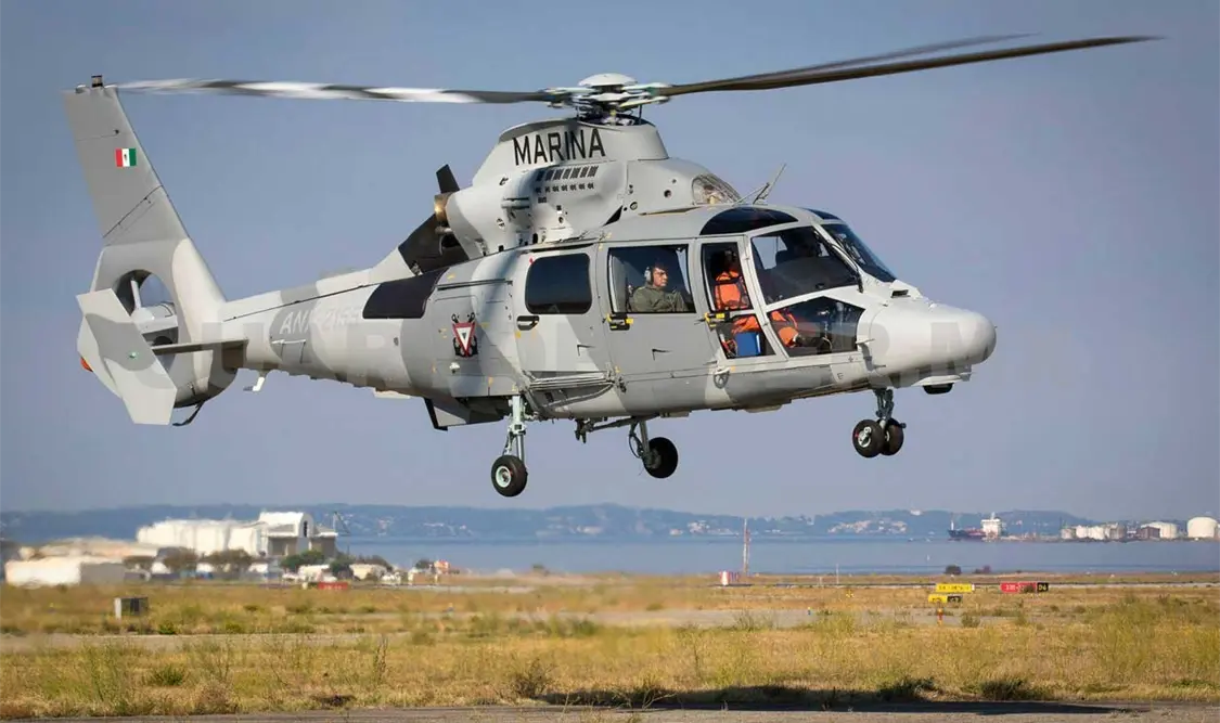 Recibe Marina de México nuevo helicóptero en Francia