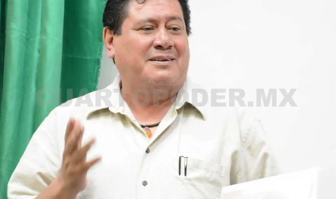 Mario Nandayapa en la conferencia. Darwin Mendoza