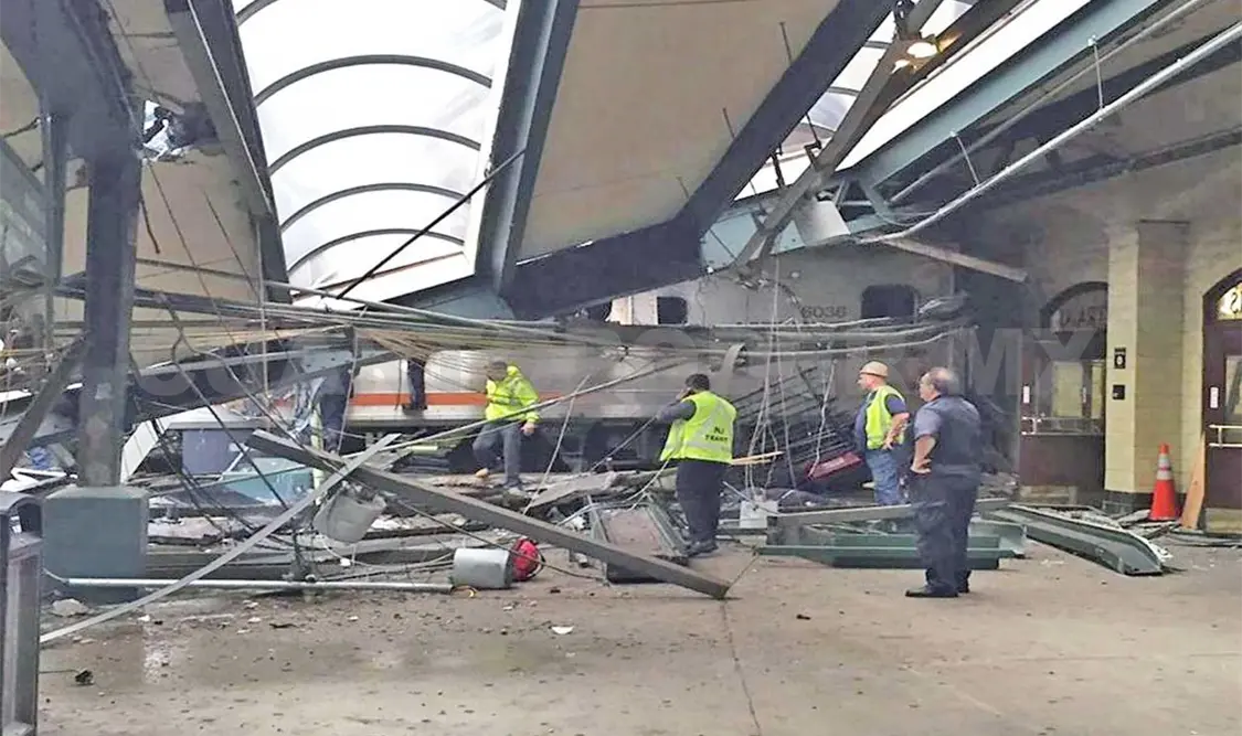 Choca tren en Nueva Jersey