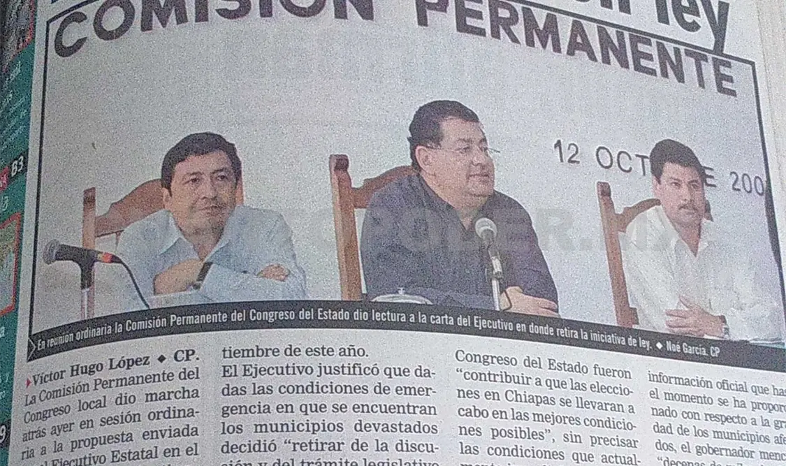 Siniestro pasado: Recula Pablo con ley