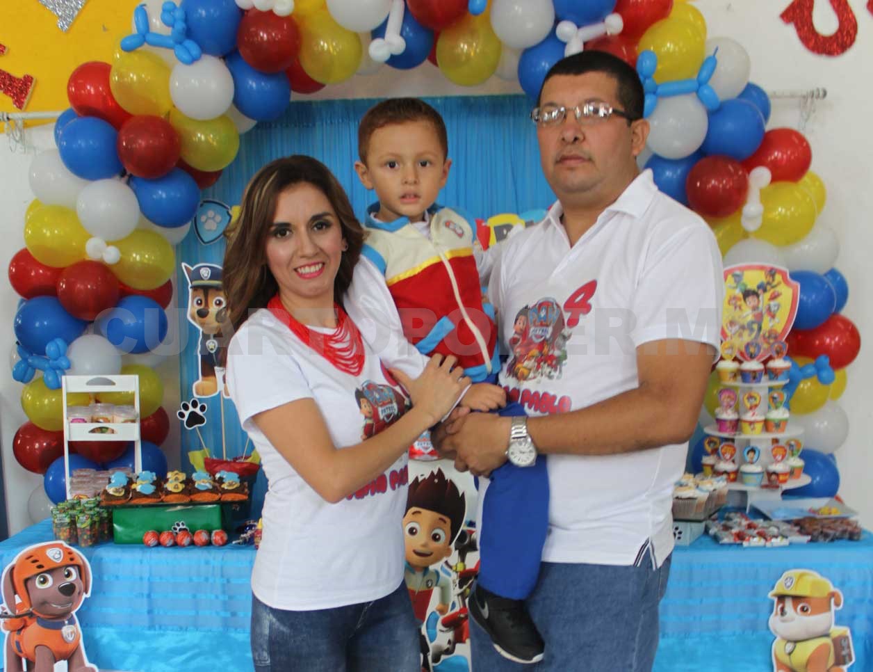 Juan Pablo celebró su cumple número 4